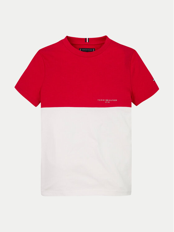 Tommy Hilfiger Tommy Hilfiger T-shirt KB0KB09617 Crvena Regular Fit