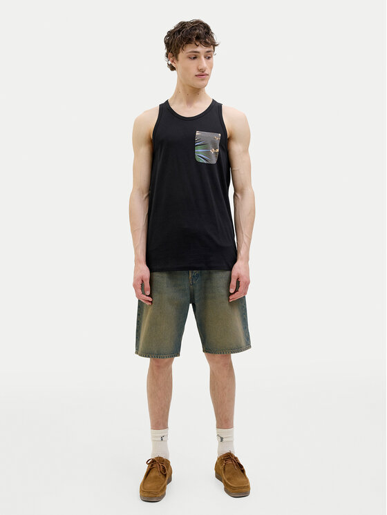 Jack & Jones Jack & Jones Майка Hawaii 12269321 Чорний Standard Fit