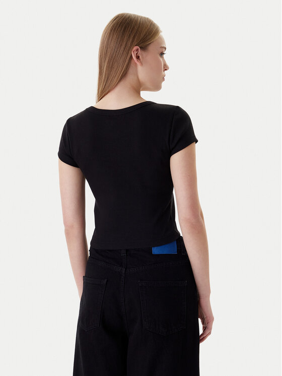Calvin Klein Jeans Calvin Klein Jeans Marškinėliai LV047C200G Juoda Slim Fit