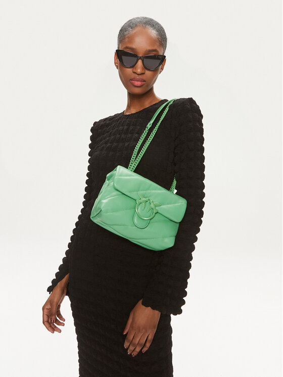 PINKO Borsetta Pinko Love Puff Mini Cl PE 24 PLTT 100039 A1JO Verde