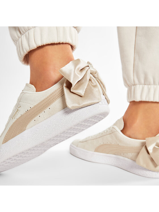 Puma Sneakersy Puma Suede Bow Varsity Wn's 367732 03 Béžová