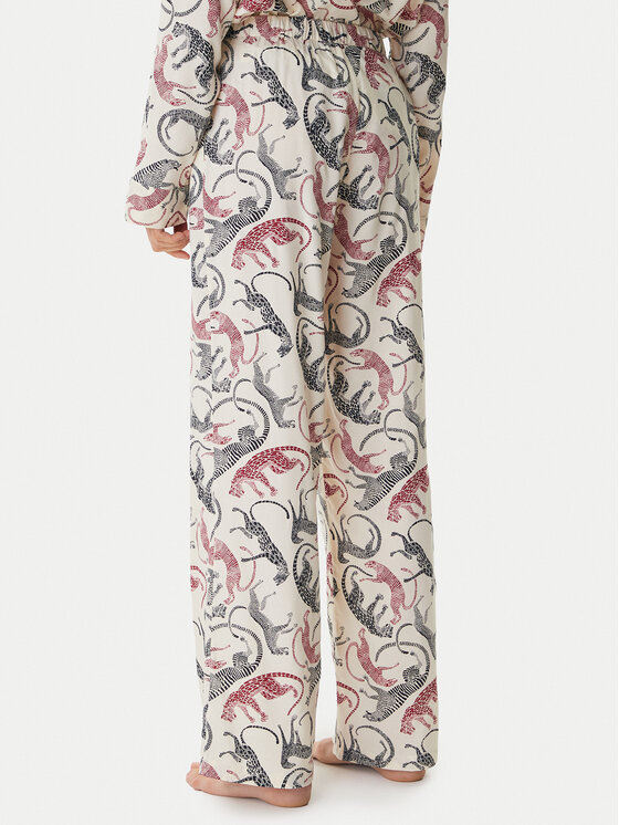 Tommy Hilfiger Tommy Hilfiger Pantalones de pijama UW0UW06244 Écru
