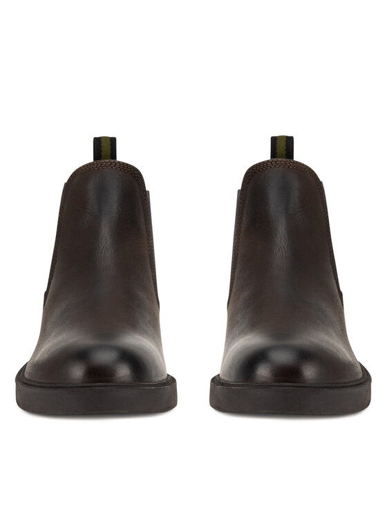 MEXX Členková obuv s elastickým prvkom MEXX BOSS-01 MI08 Hnedá