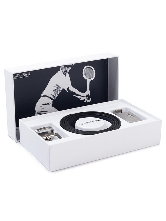 Lacoste Cintura da uomo Lacoste RC4012 Nero
