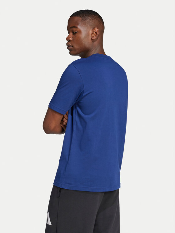 adidas adidas Футболка Essentials Big Logo JE8940 Cиній Regular Fit