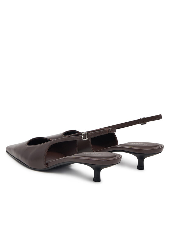 Calvin Klein Lodičky Calvin Klein Kitten Heel Pump Sling Hdw HW0HW03168 Černá