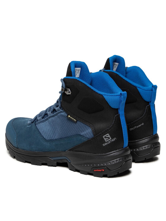Salomon Трекінгові черевики Salomon Outward Gtx GORE-TEX 412873 26 V0 Cиній