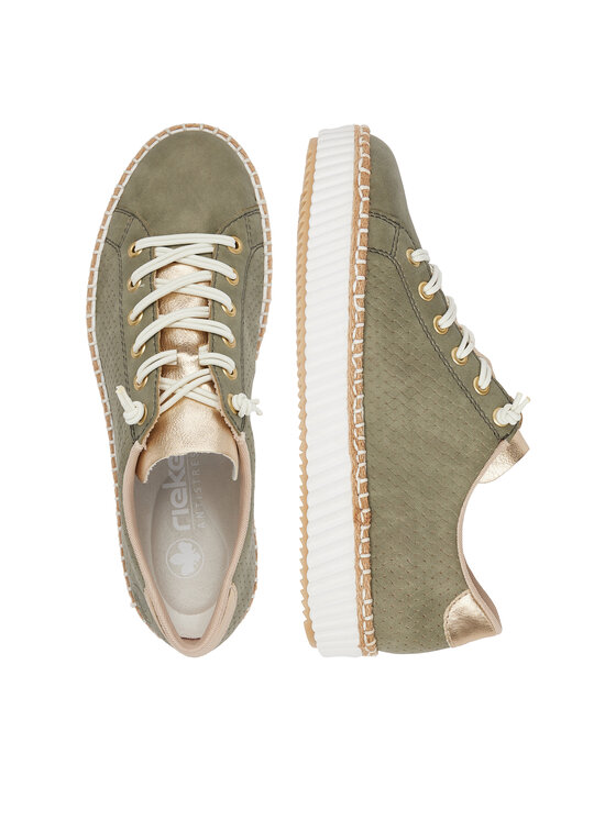 Rieker Sneakersy Rieker M2952-52 Khaki