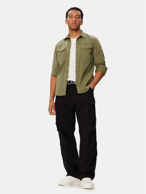G-STAR G-Star Raw Παντελόνι Cargo Rovic 3D D30010-5126 Μαύρο Relaxed Fit