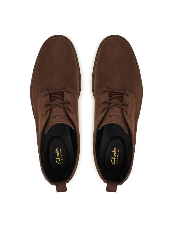 Clarks Черевики Clarks Aldwin Mid GTX 26183255 Коричневий