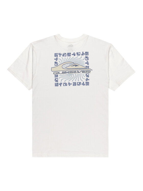 Quiksilver Quiksilver Camiseta Evo Border Lines EQYZT08191 Blanco Regular Fit