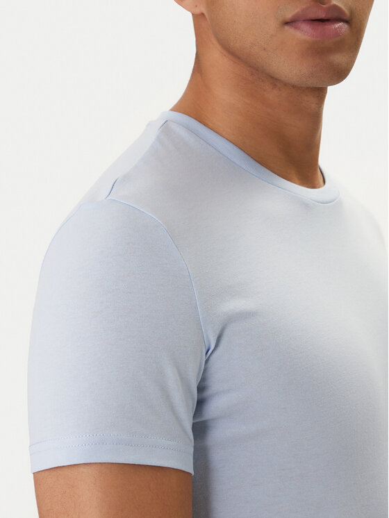 Tommy Jeans Tommy Jeans Camiseta DM0DM20363 Celeste Slim Fit
