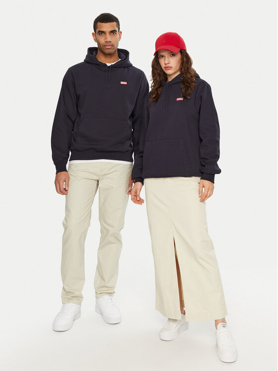 Hunter Hunter Світшот HARU0008242 Cиній Regular Fit