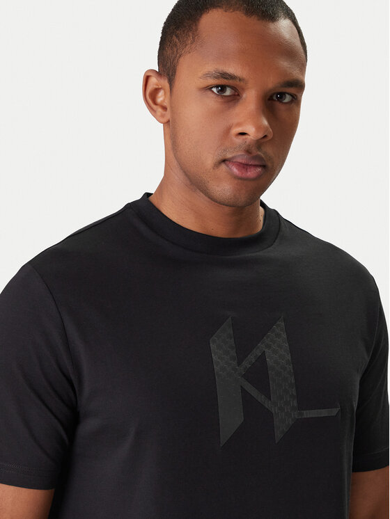 KARL LAGERFELD KARL LAGERFELD Camiseta 755072 561252 Negro Regular Fit