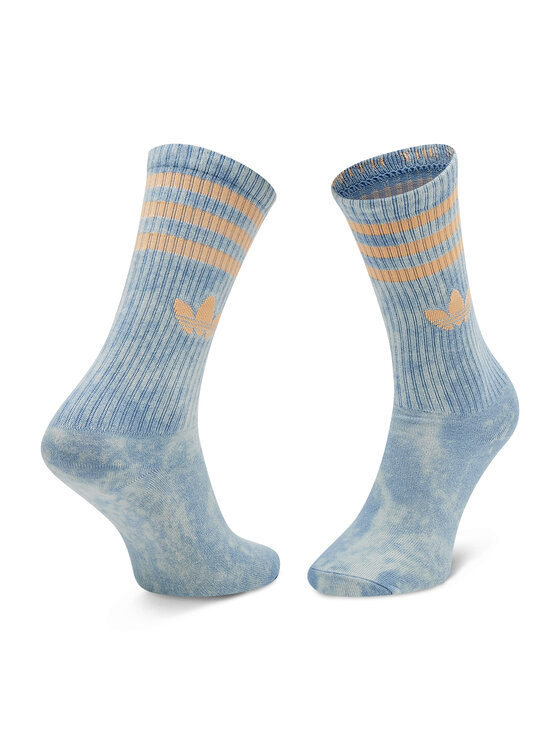 adidas Dolge nogavice adidas Tie Dye Sock HA4677 Svetlo modra