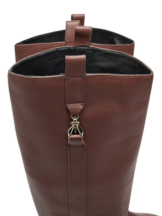 Patrizia Pepe Kozačky Patrizia Pepe 8Y0106/L034-B810 Hnědá