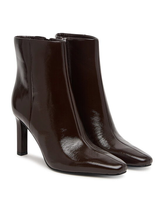 Guess Polokozačky Guess FLFREB LEA10 Tmavě hnědá