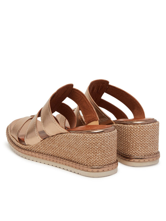 Tamaris Espadrilky Tamaris 1-27217-44 Zlatá