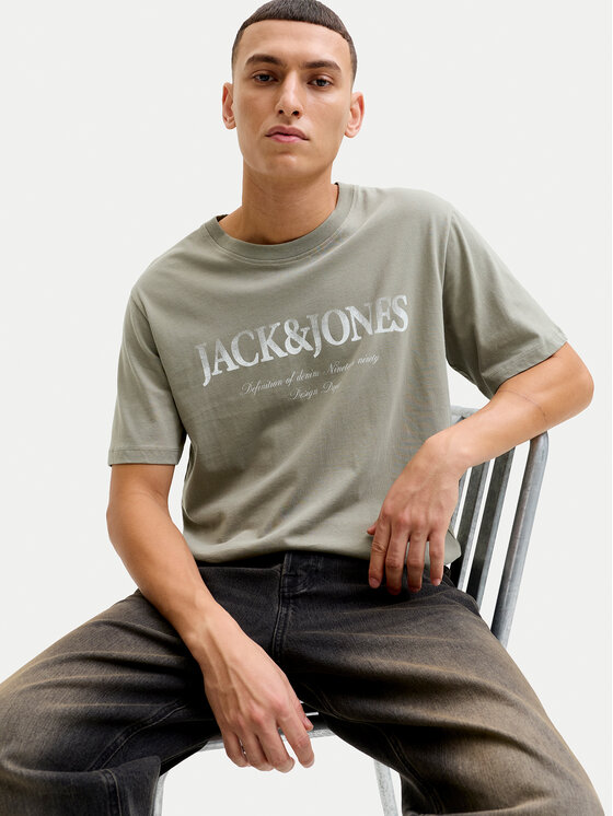 Jack & Jones Jack & Jones Camiseta Evin 12290173 Gris Regular Fit