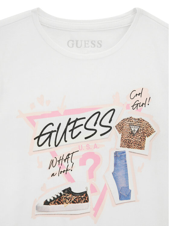 Guess Guess Футболка J6YI02 K3667 Білий Regular Fit