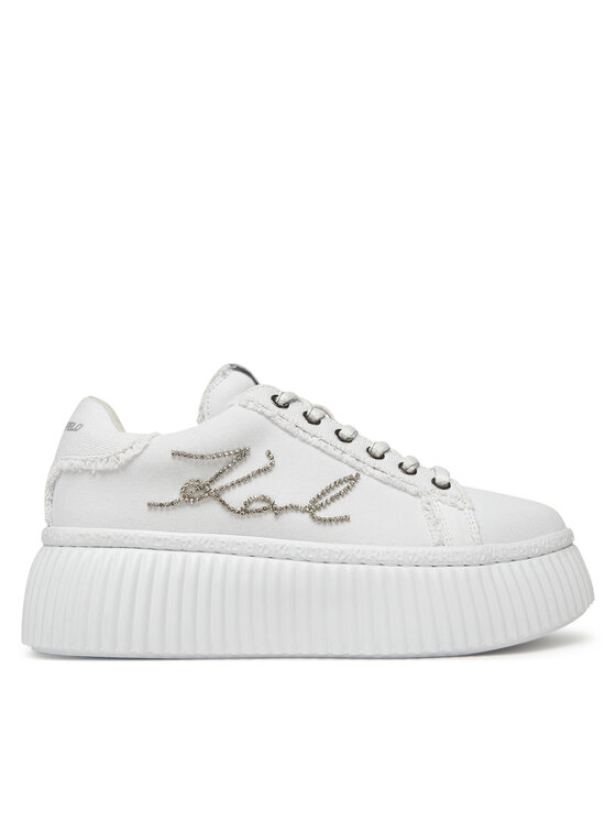 KARL LAGERFELD Sneakersy KARL LAGERFELD KL42372S Biały