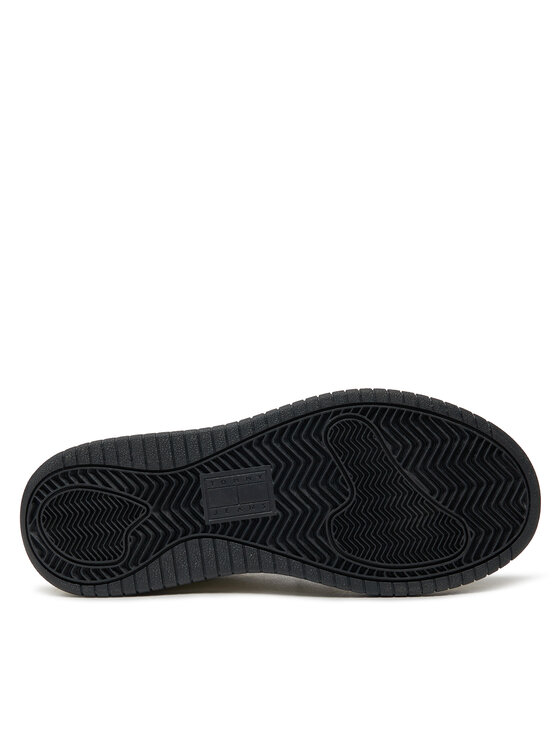 Tommy Jeans Αθλητικά Tommy Jeans Tjw Retro Basket Flatform Velcro EN0EN02573 Μαύρο