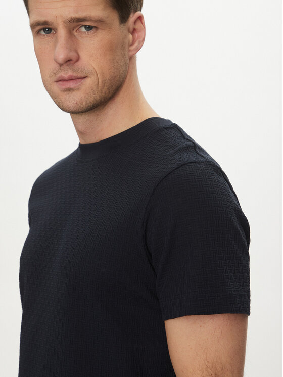 JOOP! JOOP! Marškinėliai 17 JJ-04Brandon 30044672 Tamsiai mėlyna Modern Fit