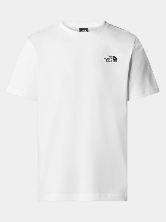 The North Face The North Face Marškinėliai Redbox NF0A87NP Balta Regular Fit