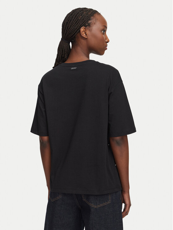 Liu Jo Liu Jo Camiseta WF6398 JS904 Negro Boxy Fit
