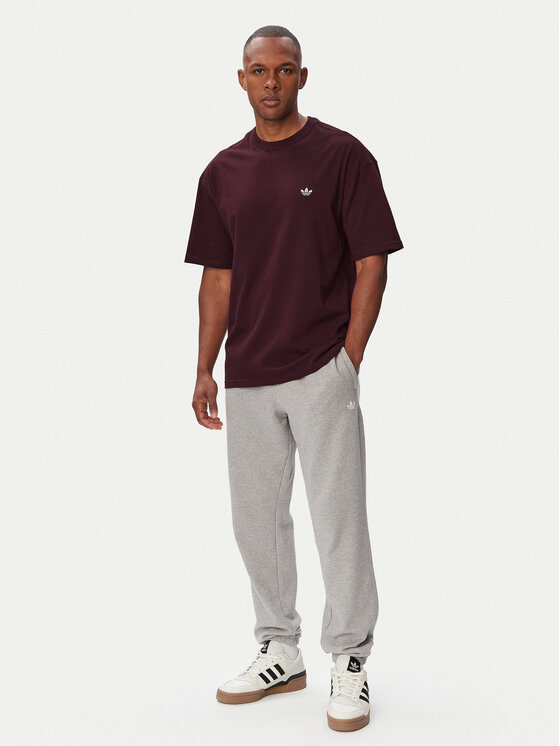 adidas adidas Camiseta Trefoil Essentials Loose KV3139 Guinda/burdeos Regular Fit