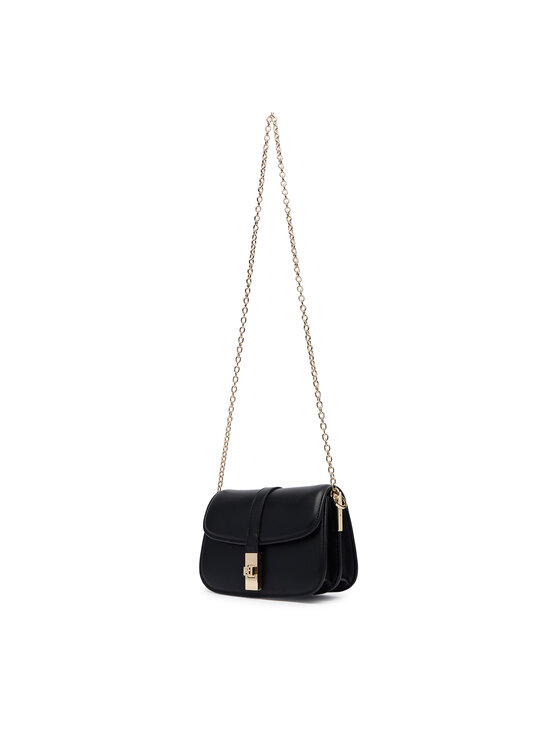 Tommy Hilfiger Ročna torba Tommy Hilfiger Th Heritage Chain Crossover AW0AW19319 Črna