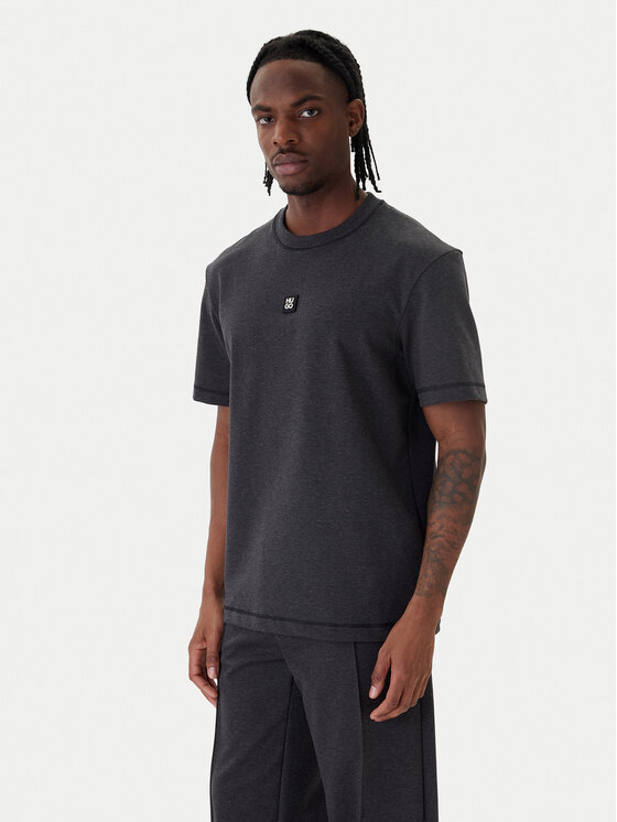 HUGO HUGO Camiseta Dilanso 50553173 Gris Relaxed Fit
