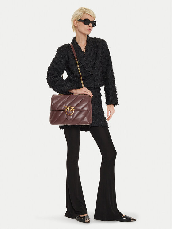 PINKO Дамска чанта PINKO Love Puff Big Cl AI 23-24 PLTT 100037 A0F2 Кафяв