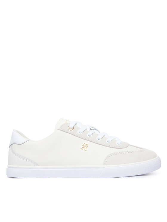 Tommy Hilfiger Αθλητικά Tommy Hilfiger Th Chic Low Vulc FW0FW09391 Κρεμ