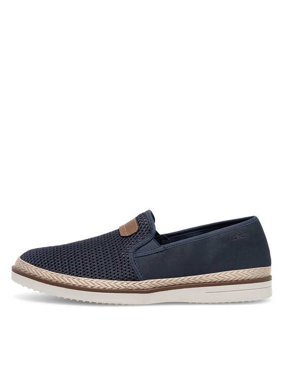 Rieker Espadryle Rieker B2366-14 Niebieski