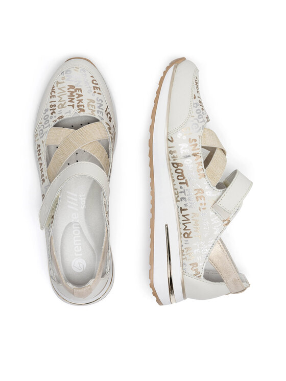 Remonte Polobotky Remonte D1G05-80 Bílá