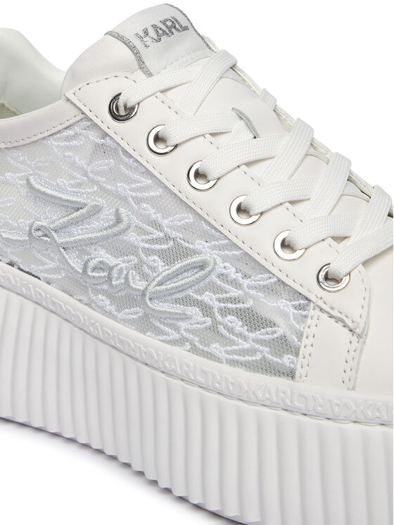 KARL LAGERFELD Sneakers KARL LAGERFELD Kreeper Lo KL42326 Alb