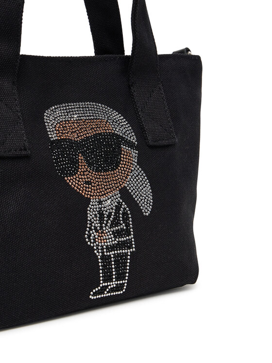 KARL LAGERFELD Kabelka KARL LAGERFELD A3W50023 Čierna