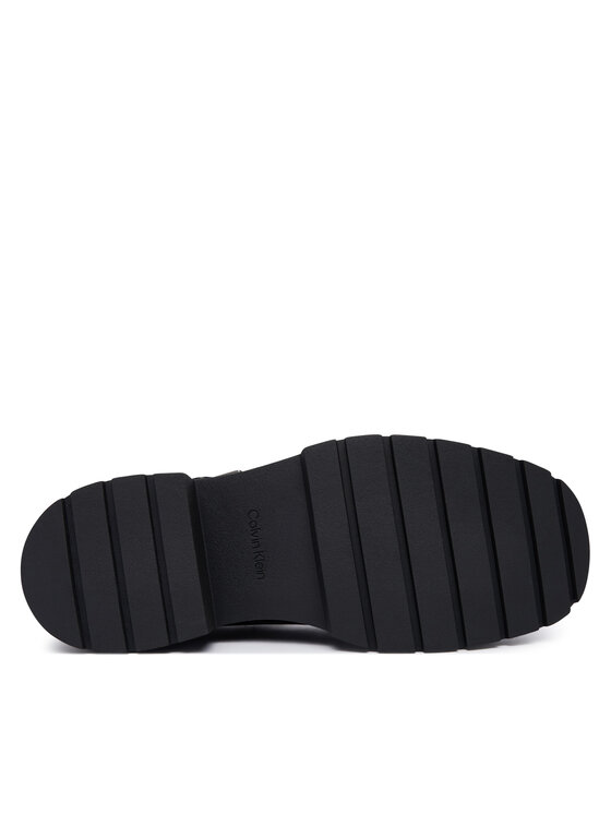 Calvin Klein Loafers Calvin Klein Chunky Loafer Tbar Pol Lth HW0HW03046 Čierna