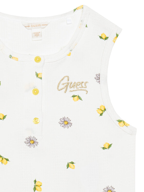 Guess Guess Top J6GI02 KF794 Blanco Regular Fit