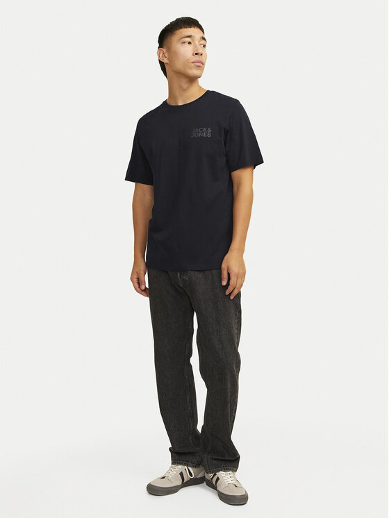 Jack & Jones Jack & Jones Camiseta Corp Logo 12151955 Negro Standard Fit