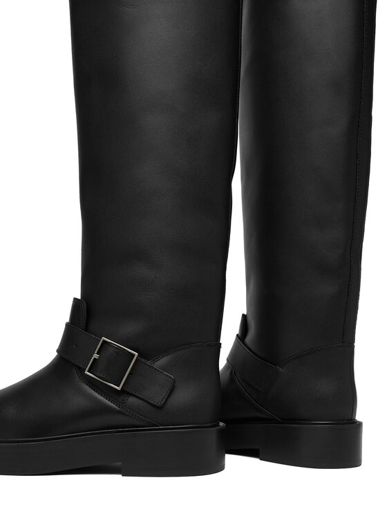 Calvin Klein Īsie zābaki Calvin Klein YW0YW01972 Melns