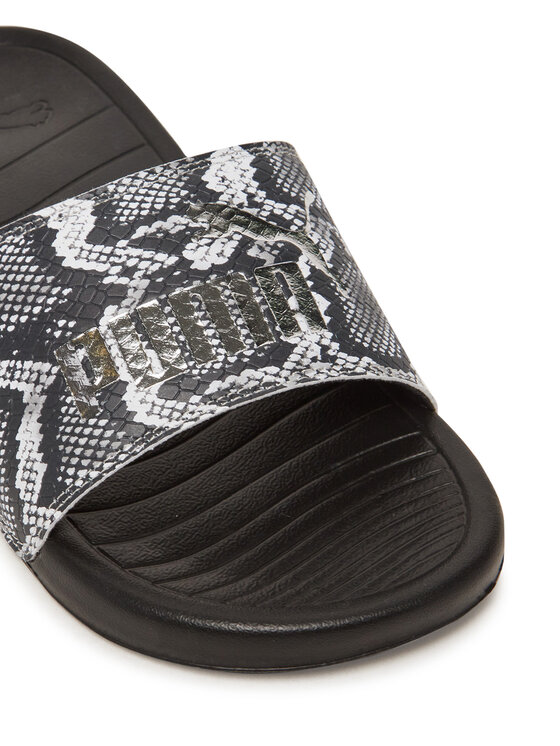 Puma Шльопанці Puma Popcat 20 Snake Chic 401706 01 Сірий