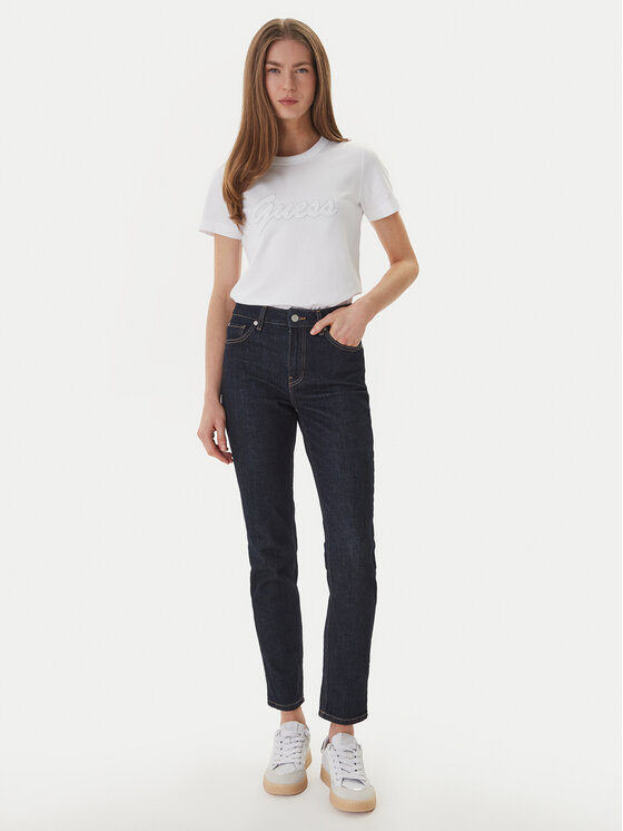 Guess Guess Футболка W6GI08 K3023 Білий Regular Fit
