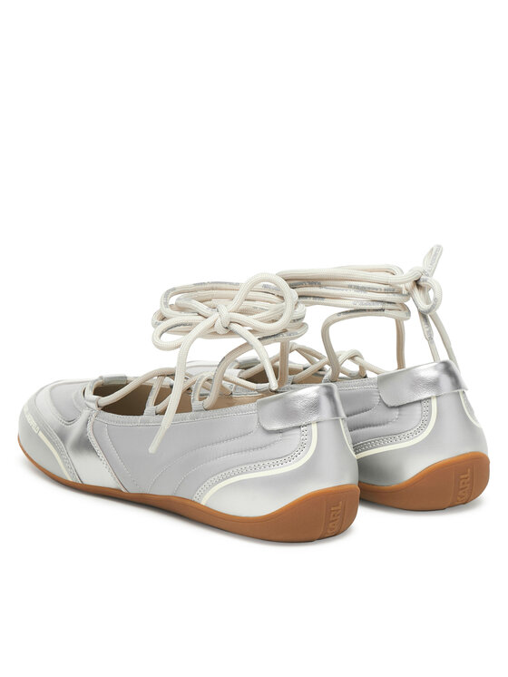 KARL LAGERFELD Балетки KARL LAGERFELD Altia KL66111 Срібний