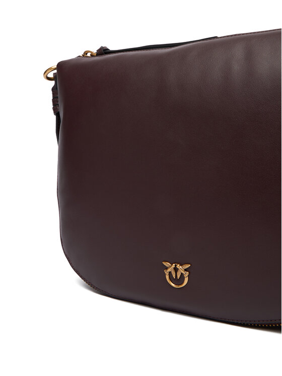 PINKO Bolso PINKO Hobo Zip Around Classic Ai 25-26 PLTT 105113 A0QO Guinda/burdeos