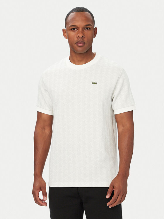 Lacoste Lacoste Camiseta TH1197 Beis Regular Fit