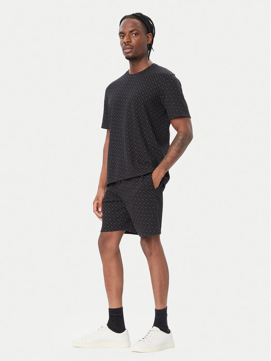 BOSS BOSS Shorts de pijama 50571393 Negro Regular Fit