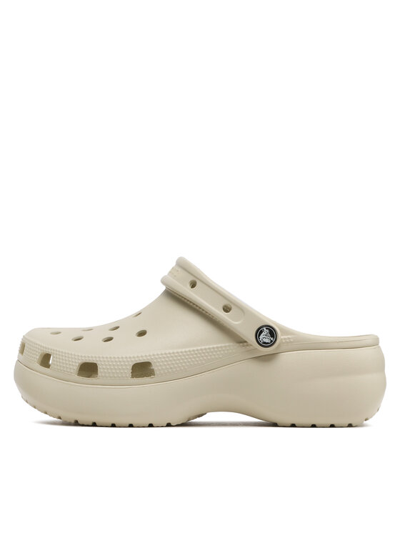 Crocs Шльопанці Crocs Classic Platform Clog W 206750 Бежевий
