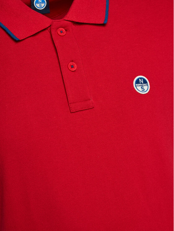North Sails North Sails Polo majica 692452 Rdeča Regular Fit